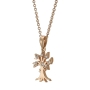 Yaniv Fine Jewelry 18K Gold Diamond-Accented Tree of Life Pendant Necklace (Variety of Colors) - 9