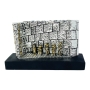  Silver Western Wall Miniature with Golden Highlights (Large) - 1