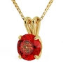 "I Love You" in 12 Languages: 24K Gold Plated and Swarovski Stone Necklace Micro-Inscribed with 24K Gold - 4