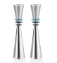 Laura Cowan Adam and Eve Shabbat Candlesticks (Available in Different Colors) - 4