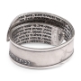 Handmade Blackened 925 Sterling Silver Adjustable Ring – Eshet Chayil (Proverbs 31:10-31) - 4