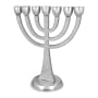 Large Seven-Branched Menorah With Glitter Finish - 2