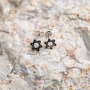 Marina Jewelry 925 Sterling Silver Chic Star of David Stud Earrings - 4