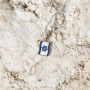 Marina Jewelry 925 Sterling Silver Israeli Flag Necklace - 5