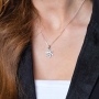 Marina Jewelry Sterling Silver Star of David - Chai Pendant Necklace - 4