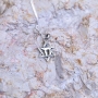 Marina Jewelry Sterling Silver Star of David - Chai Pendant Necklace - 9