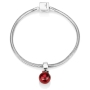 Marina Jewelry Silver Swirl Pomegranate Pendant Charm - 3