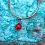 Marina Jewelry Silver Swirl Pomegranate Pendant Charm - 7