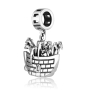 Marina Jewelry Noah's Ark 925 Sterling Silver Hanging Charm  - 2