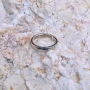 Marina Jewelry Silver Hebrew/English Shema Yisrael Ring - Deuteronomy 6:4 - 8