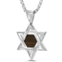 Star of David Women's Necklace Inscribed With Entire Tanach  - 1