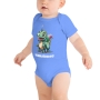 Hanukkah Menorasaurus Short Sleeve Baby Bodysuit Onesie - 3