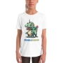 Hanukkah Menorasaurus Youth Short Sleeve T-Shirt - 2
