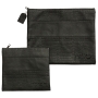 Set of Black Faux Leather Tallit and Tefillin Bags - 1