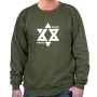 Israel at 68 Star of David Sweatshirt (Choice of Colors) - 4