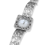 925 Sterling Silver Woman's Bellflower Pattern Watch - 2