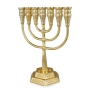 Chic Seven-Branched  Jerusalem Temple Menorah (Choice of Colors) - 2