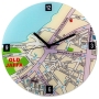 Artori Design Old Jaffa Map Wall Clock - English - 1