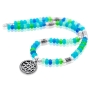Beloved: Silver and Blue Ocean Stones Necklace - 2