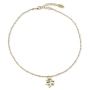 Danon Gold Plated Star of David Necklace with Turquoise Stone - 1