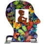 David Gerstein Head Signed Sculpture - Baby's Soul - 1