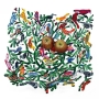 David Gerstein Signed Fruit Bowl Sculpture - Birds of the World - 1