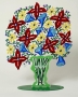  David Gerstein Signed Sculpture - Bell Flowers Vase - 1