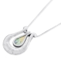 David's Harp Sterling Silver Necklace with Roman Glass - 2