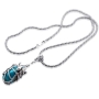 Deluxe Eilat Stone Silver Necklace - 1