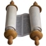 Deluxe Mini Torah Scroll Replica - 3