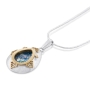Deluxe Roman Glass, Silver and Gold Necklace - 1