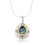Deluxe Roman Glass, Silver and Gold Necklace - 2