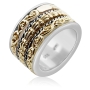 Deluxe Sterling Silver and Gold Plated King Herod Ring - 1
