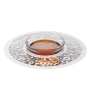 Dorit Judaica Stainless Steel & Glass Honey Dish for Rosh Hashanah - Small Pomegranates  - 2