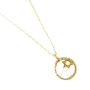Dream Catcher: Gold Filled Little Star of David Necklace - 2
