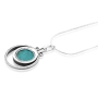 Eilat Stone and Silver Round Necklace - 2