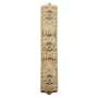  Enameled and Jeweled Mezuzah Case (maroon accents) - 1