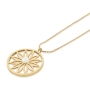 Flower: 24K Gold Plated and Pearl Necklace - 2