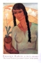  Girl with a Flower Pot. Reuven Rubin (Poster) - 1
