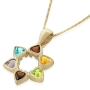 Hearts & Colors: 14K Gold Star of David with 6 Gemstones - 1