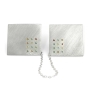 Hoshen: Sterling Silver Tallit Clips with Colored Diamonds - 1