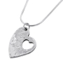 I Love You: Sterling Silver Heart Necklace - 2
