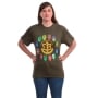  IDF T-shirt with Corps Insignia. Olive Green - 1