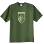 Israel Defense Forces Insignia T-Shirt - Nahal. Black / Olive Green - 1