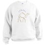  Israel Sweatshirt - Abstract Camel. White - 1