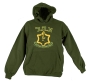 Israeli Army Hooded Sweatshirt. Olive - 1