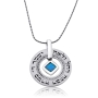 Large Silver Wheel Necklace - Daughter's Blessing - 5