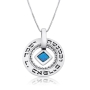 Large Silver Wheel Necklace - Son's Blessing - 5