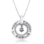 Large Silver Wheel Necklace - Son's Blessing - 6