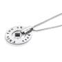  Large Silver Wheel Necklace - This Too Shall Pass - 3